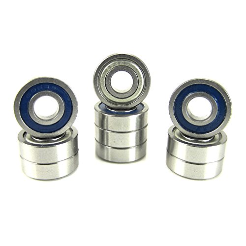 5x13x4mm Precision Ball Bearings ABEC 5 Hybrid Seals BU (10)