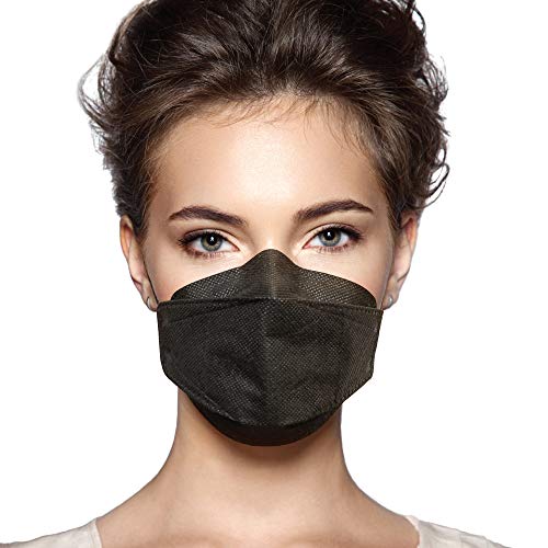 ILWOUL KF94 Black Safely Mask [10Pack] Comfortable Breathe Mouth Face