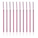 G2PLUS 100PCS Disposable Eyelash Brushes, Adjustable Mascara Wands Makeup Applicator, Lash Spoolies Brushes for Eyelash Extensions and Eyebrows (Baby Pink)