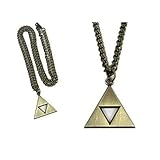 Cosplay Anime Legend of Zelda Triforce Symbol Necklace (gold)