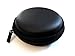 Black Color Leather Case Pocket Size Holder Case for Plantronics Voyager Edge Mobile Wireless Bluetooth Headset Bag Holder Pouch Hold Box Pocket Size Hard Hold Protection - Protect Save Earhooks Ear