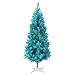 Homegear 6FT Artificial Turquoise Christmas Tree Xmas Decoration