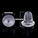 Earring Backs - 3 Pairs Earring Lifters Hypoallergenic Sterling Silver Plated (style1)
