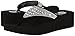 Yellow Box Women's Birder Wedge Flip Flop, Clear, 9 M US