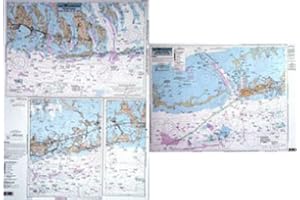 CAPTAIN SEGULL'S SPORTFISHING CHART Inshore Lower Keys Boot Key South to Key West FL #KW122 Fishing Chart