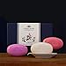 Caswell-Massey Castile Bar Soap, Womens Body Wash, Hand Soap, and Face Wash, Moisturizing Natural Body Soap for Bath or Shower, Lilac, Gardenia & Honeysuckle, 3 (3.5 oz bar) Gift Set