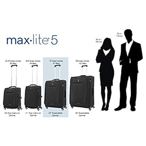 travelpro maxlite 5 softside expandable spinner wheel luggage