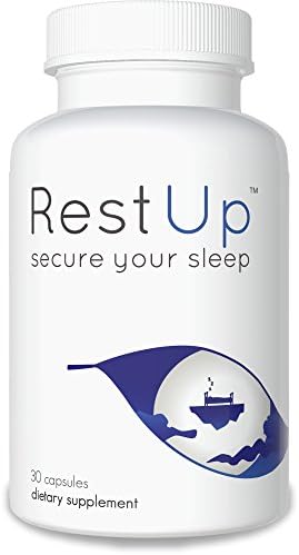 RestUp: Premium Non-Habit Forming Sleep Aid - Get the Best Night's Sleep - 100% Moneyback Guarantee - Made with L-Theanine, NIAGEN, 5-HTP, Bioperine, and Melatonin - Sleep Supplement (30 capsule)