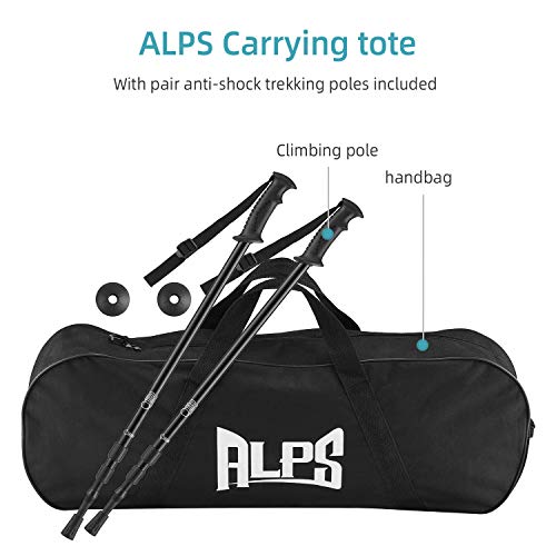 Alps Adult All Terrian Snowshoes 30" + pair anti-shock adjustable snowshoeing pole - Thumbnail 6