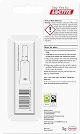 Loctite Glass Bond Glass Glue 3g Clear Instant Bonding Adhesive view 2