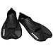 ANGGO Short Swim Fins for Diving and Snorkeling (Black,L)