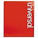 Universal 10250 Pressboard Classification Folder, Letter, Four-Section, Red (Box of 10)