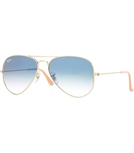 Ray-Ban Aviator Large Metal Icons Sung-Matte Gold/Crystal Green Mirror/OS New Ray-Ban Sunglasses RB 3025 Large Metal 112/19 58-14  main image 3