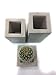 Square Concrete Succulent Planters/Air Plant Holder/Vase. (set of 3) Natural Gray.Cement Succulent pots. Modern Planter set