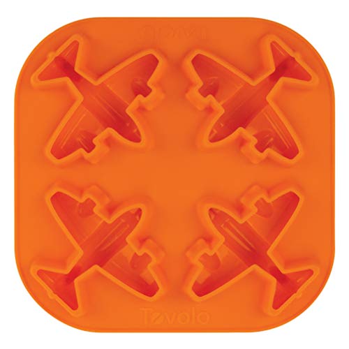 Tovolo Novelty Airplane Ice Cube Mold Trays, Flexible Silicone, Dishwasher Safe