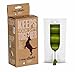 The Original PoopBags PoopChute Pet Waste Bag Wall Mounted Dispenser with 4 Free Rolls, 60 8x13 Poop Bags Included - Dual Patented, White