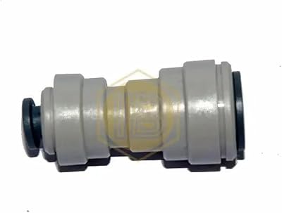John Guest Reducing Straight Connector 3/8" to 1/4" Push-Fit Speedfit PI201208S