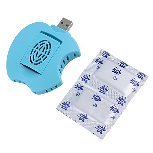 Rumfo USB Mosquito Killer Portable Electric Mosquito Repellents Mini Usb Powered Insect Trap Household Pest Repellent for Maternal And Child Perfect for Home Car Office Travel (Blue)