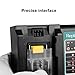 Energup Compatible with Makita DC18RC Li-Ion Battery Charger with LED Screen for 14.4V-18V Lithium ion Battery BL1815 BL1830 BL1840 BL1850 BL1430 BL1440 BL1450