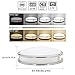 DLLT 30W Modern Dimmable LED Flush Mount Ceiling Light Fixture with Remote-13.31 Inch Round Close to Ceiling Lights for Living Room/Kitchen/Bedroom/Dining Room, 3000K-6000K 3 Light Color Changeable