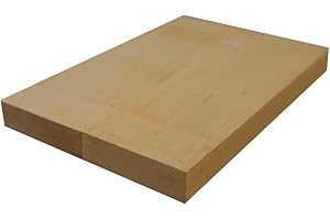 Exotic Wood Zone's Basswood Guitar Body Blank | Unfinished Electric Guitar Body | Luither Tonewood Suppliers| 21" x 14" x 2"- Glued (3 Pcs)