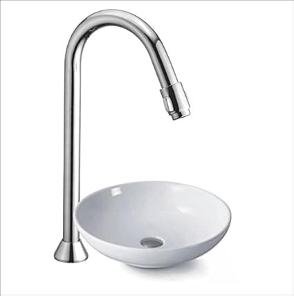 Kamal Mouth Operated Pillar Cock 15 Inch - Mouth Operated