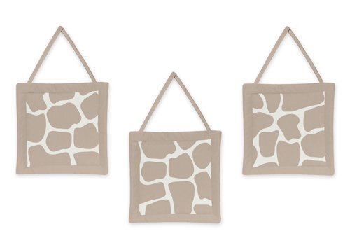 Sweet Jojo Designs Giraffe Neutral Wall Hanging Accessories