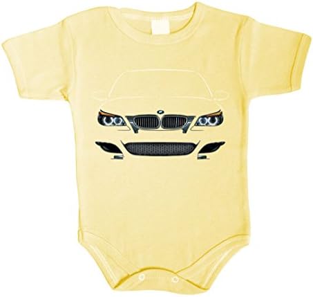 BMW M5 E60 Mpower LED Baby Kids Girls Boys Babygrow Vest Grow Bodysuit Jumpsuit Best Gift