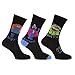 Sesame Street Mens Novelty Socks (Pack Of 3) (US 7-12) (Design 1)