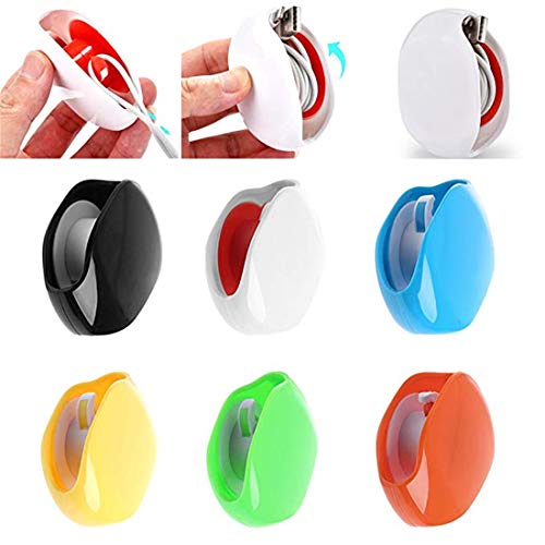 Kuke Cord Winder USB Cables, Cable Organizer,Cable Clips Cable Holder Solid Electrical Wire Cable Clamp