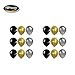KUNGYO Classy 90TH Birthday Party Decorations Kit-Black Happy Brithday Banner,Silver 90 Mylar Foil Balloon, Star, Latex Balloon,Hanging Swirls, Perfect Ninety Years Old Party Supplies