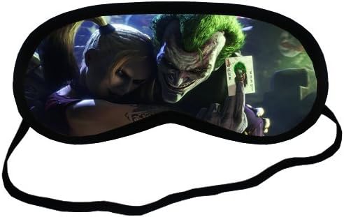 Personalise Custom Suicide Squad Joker Harley Quinn Sleeping Mask Best Comfortable Sleeping Eye Cover Great for Travel Rest And Meditation Shift Work Sleep