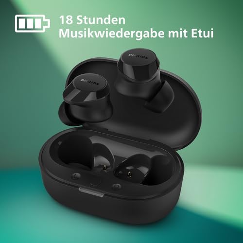 TAT1209WT True Wireless In Ear Bluetooth Headphones - Small Buds. Great Value Natural Sound. Dynamic bass, Pocket-Sized Charging case, Clear Calls - White
