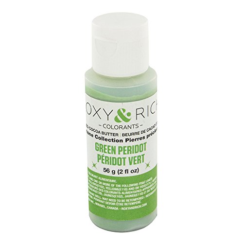 Cocoa Butter, Gemstone Peridot Green 2 Ounces by Roxy & Rich