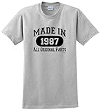 30th Birthday Gift Made 1986 All Original Parts T-Shirt
