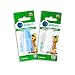 Brilliant Baby Finger Toothbrush - Silicone Gum Massager and Teether Brush for Babies and Toddlers - Kids Love Them, Blue/Clear, 2 Count primary