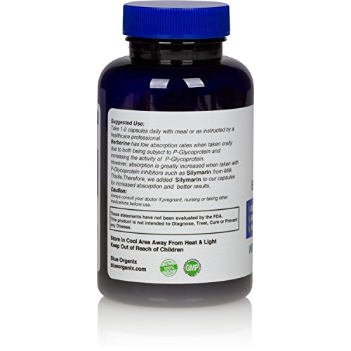 Berberine 500Mg HCL Complex Supplement Natural Alternative To Metformin