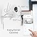 Reolink Indoor Camera PTZ 5MP HD 2.4/5G WiFi 4X Optical Zoom Baby Monitor Wireless Home Security Pet Dog Cam Pan Tilt Zoom, Night Vision Two Way Audio Activity Alert | C2 Pro