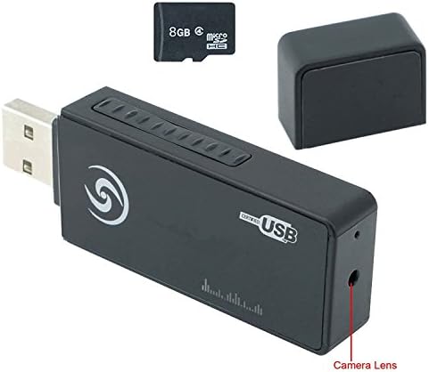 8 GB Portable Mini U Disk Hidden Camera Video Shooting Detect Motion Activities Security by Flash Driver
