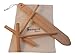 Sempre Crepe Making Kit 3-Piece (5 and 7 Inch Spreaders and 13 Inch Spatula), Natural Beechwood, Includes Storage Bag and Recipe Card
