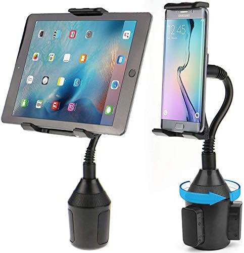 VG Case Universal Adjustable Car Cup Holder Cradle Mount for Cell Phones, Tablets, GPS, 4.5" to 10-inch Screen Size