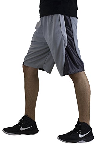 American Legend Mens Active Athletic Performance Shorts - Set 3-5 Pack, XXL