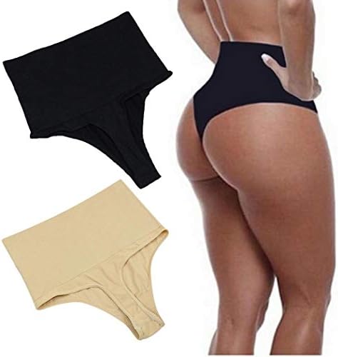 Buttstock Lifter Body Shaper Underwear Slimming Pant Girdle Tummy Control Thong (Black,S)