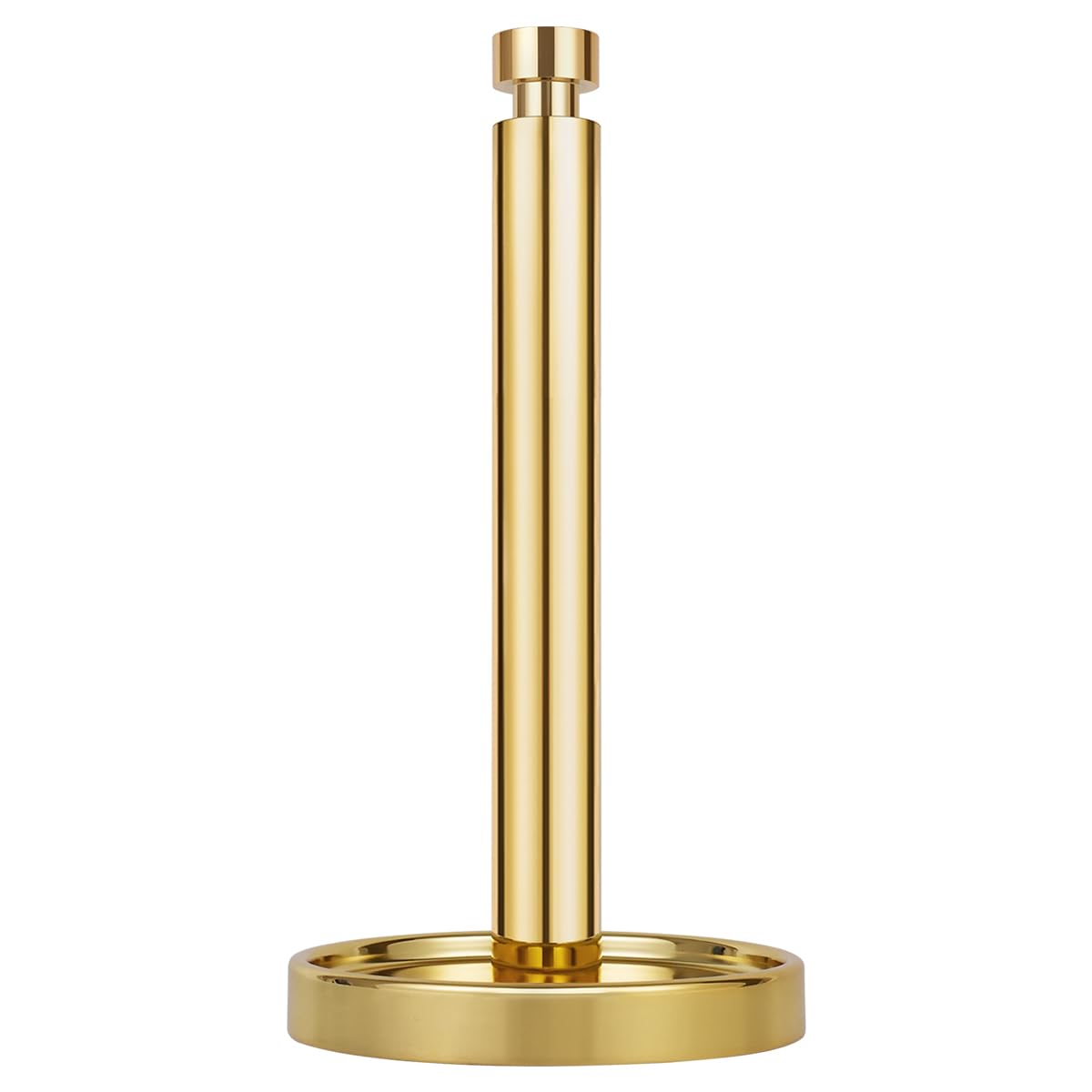 Photo 1 of Ivilon Paper Towel Holder Stand - Steady and Easy Tear - Fits All Paper Towel Rolls - Gold Polished