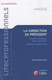 La  juridiction du président