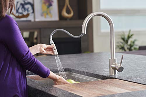 Pacific Bay Bellevue Pull-Down Kitchen Faucet (Brushed Satin Nickel) - Thumbnail 5