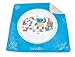 Luvabu Splat Mat for Under Highchair - Washable Waterproof Floor Protector Antislip - Portable Play Covering for Arts and Crafts and Table Cover for Feeding Baby - Food Party Edition, 51"