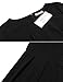 ACEVOG Women's Work Dress Official Wear to Work Retro Business Bodycon Pencil Dress Black