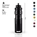 SIGG - Sports Water Bottle - WMB Sports Black - With 3-Stage Sports Cap - Made in Switzerland - Leakproof - Lightweight - Metal - BPA Free - 25 Oz