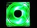 Apevia CF4SL-UGN 80mm 4pin Molex Silent Green LED Case Fan - Connecting to Power Supply